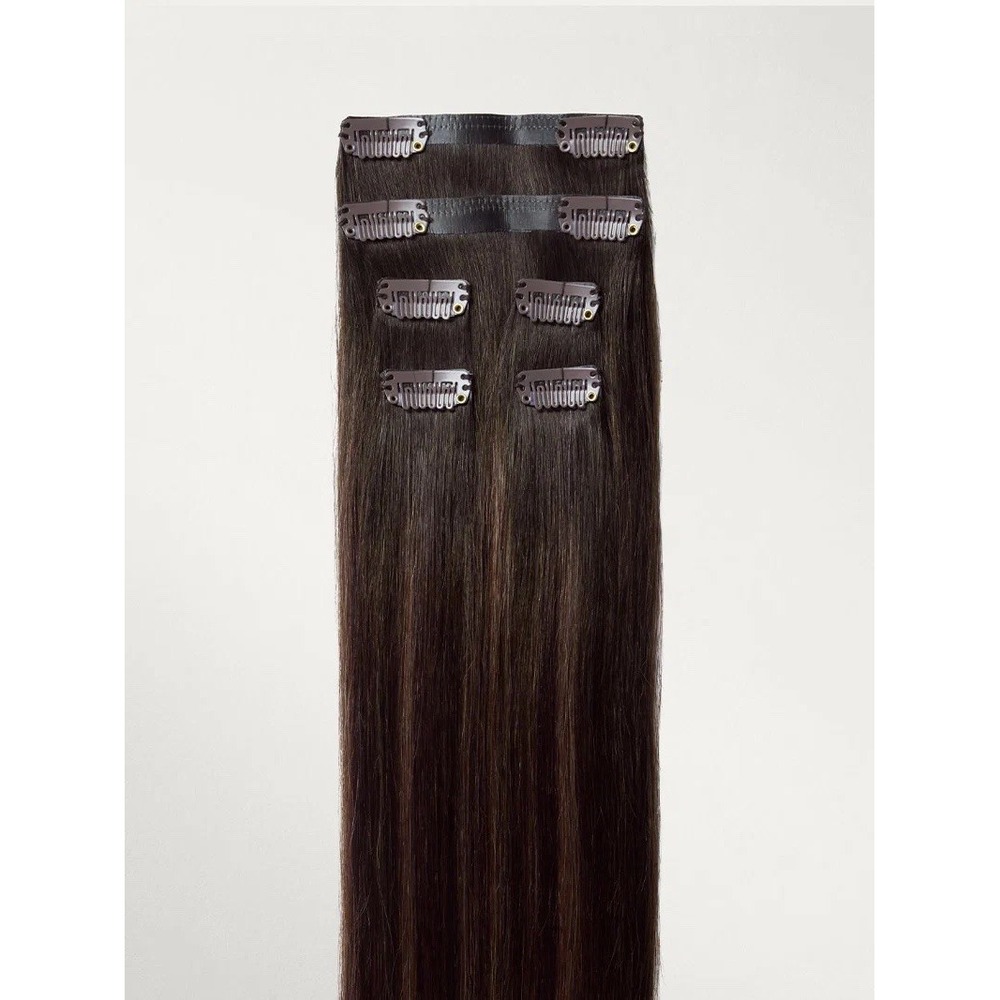 LUXY 12" Dimensional Rooted Honey Espresso Thinning Hair Fill-Ins (50g) New Open